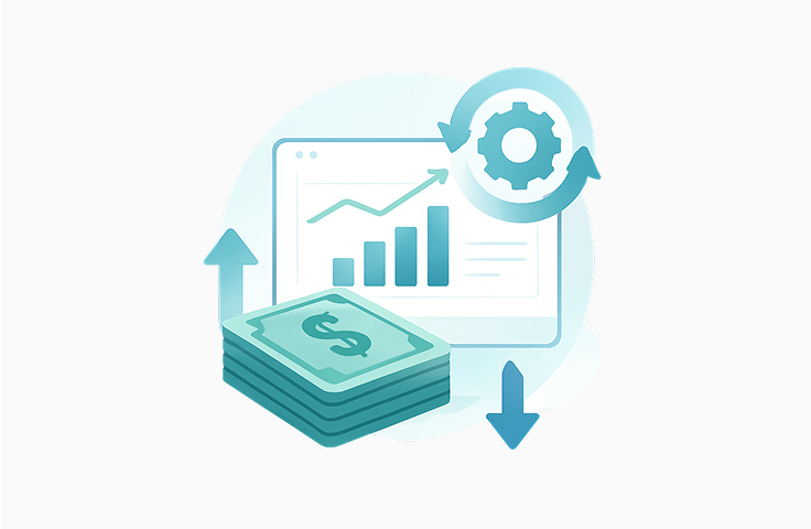 Picture of Cash Management, the SMartX feature that helps automate the oversight of cash inflows and outflows with intelligent cash management tools that mitigate risk and optimize returns.