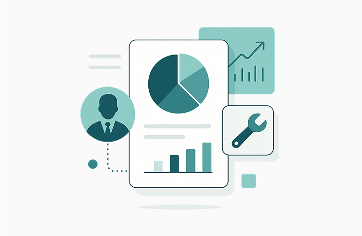 Image showing a page full of data analysis and graphs